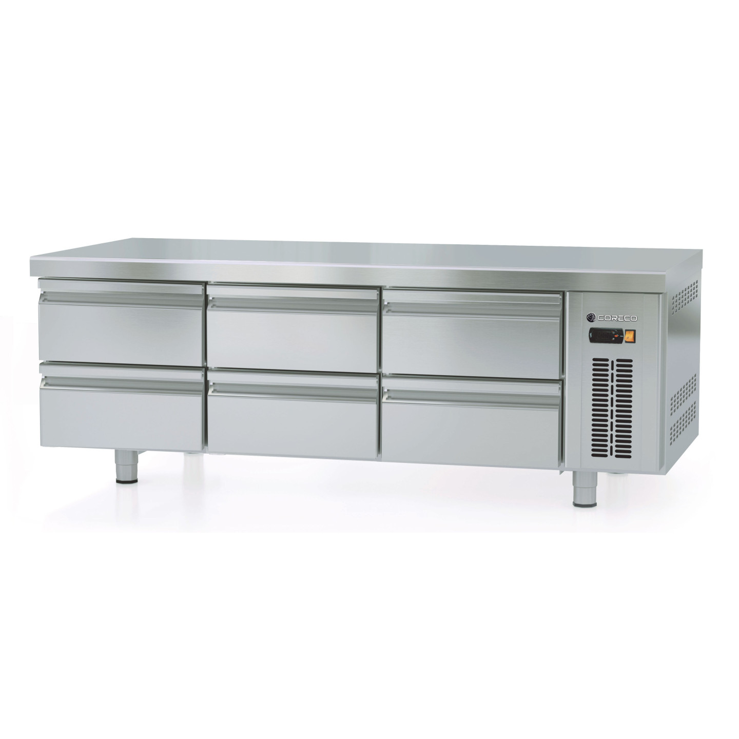 Soubassement réfrigéré Positif 3x2 tiroirs GN1/1 Coreco-mondialchr.com