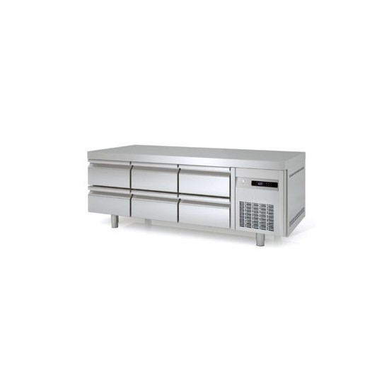 Soubassement réfrigéré Positif 3 Tiroirs double GN1/1 Coreco-mondialchr.com