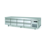Soubassement réfrigéré Positif 2245mm 8 tiroirs GN1/1 Coreco-mondialchr.com