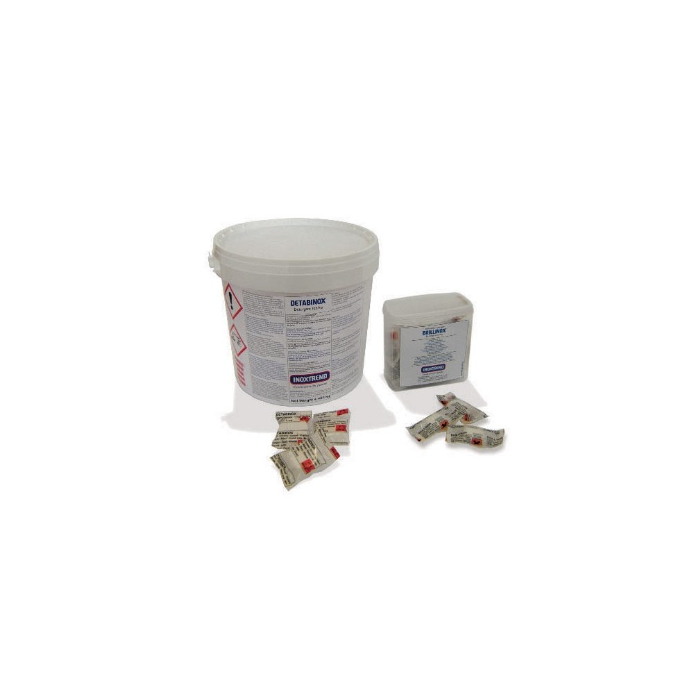 Produit de rinçage Brillinox 20 pastilles Inoxtrend Furnotel-mondialchr.com