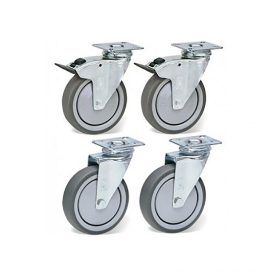 Kit 4 roues pour four Tecnoinox Furnotel-mondialchr.com