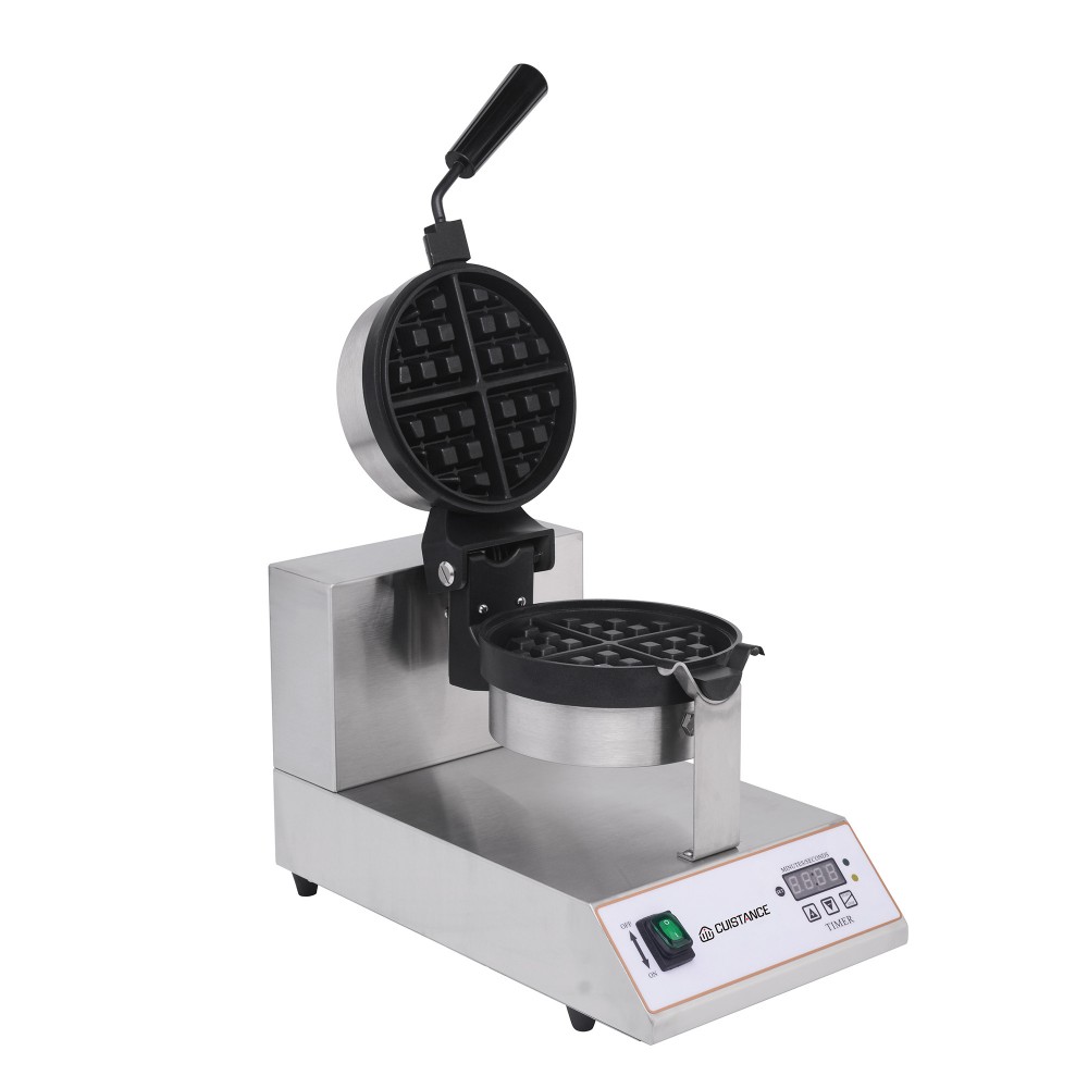Gauffrier ronde professionnel en inox cuisatance wb-03d-mondialchr.com