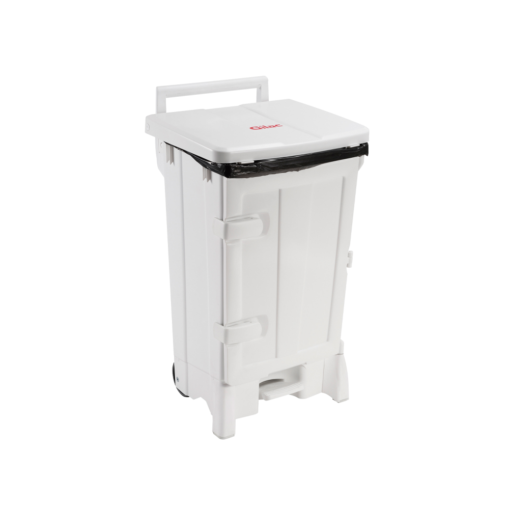 Collecteur à pédale 90L avec porte Gilac-mondialchr.com