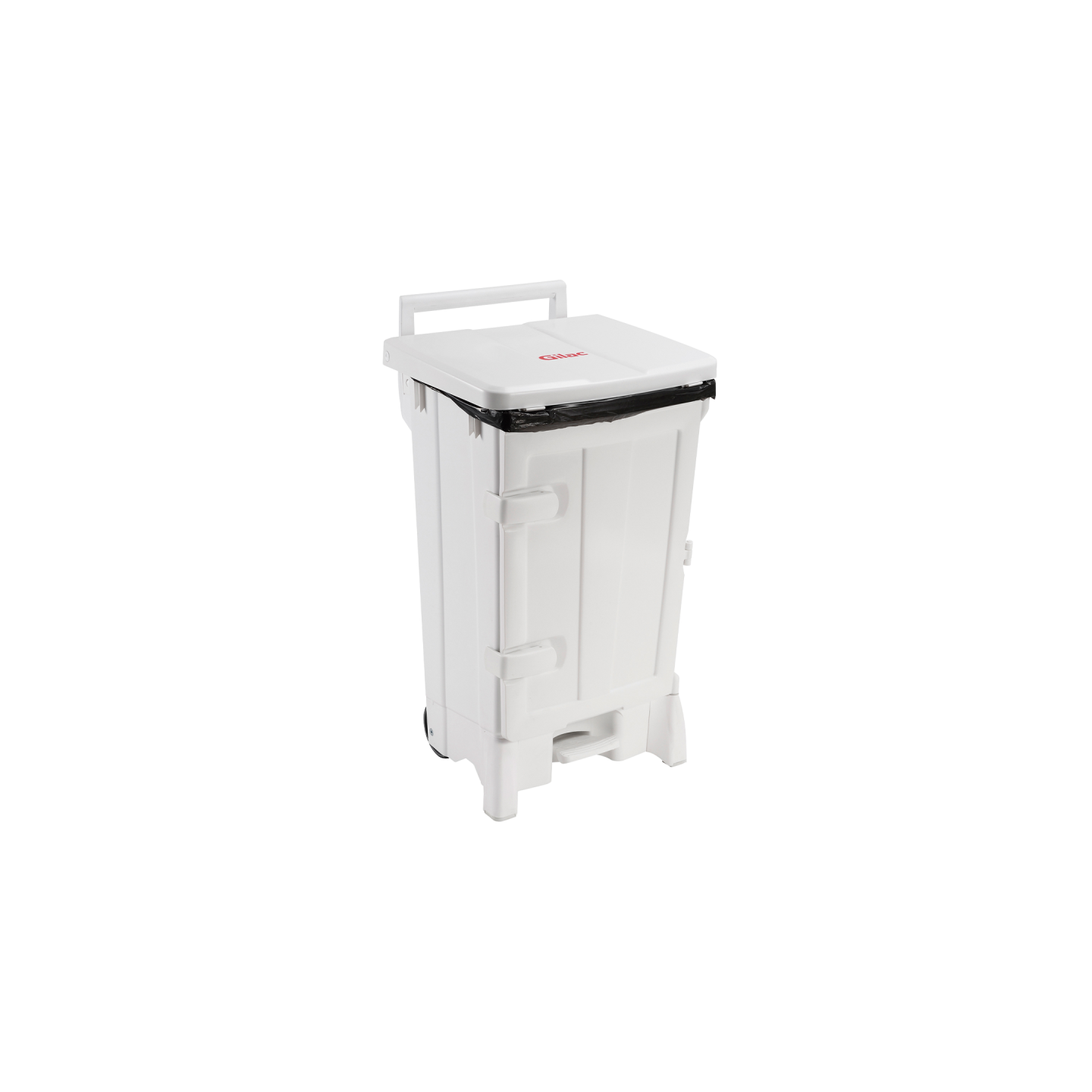 Collecteur à pédale 90L avec porte Gilac-mondialchr.com
