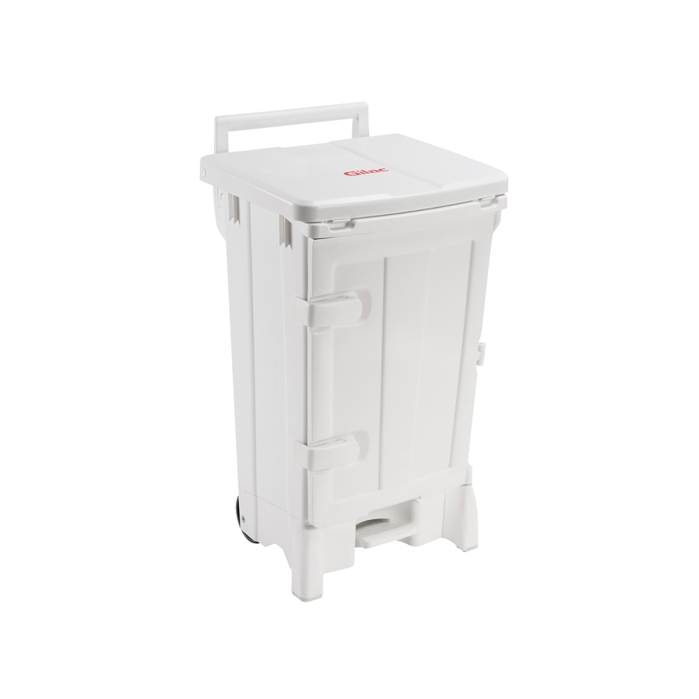 Collecteur à pédale 90L avec porte Gilac-mondialchr.com