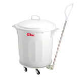 Poubelle ronde tri sélectif 75L Gilac-mondialchr.com