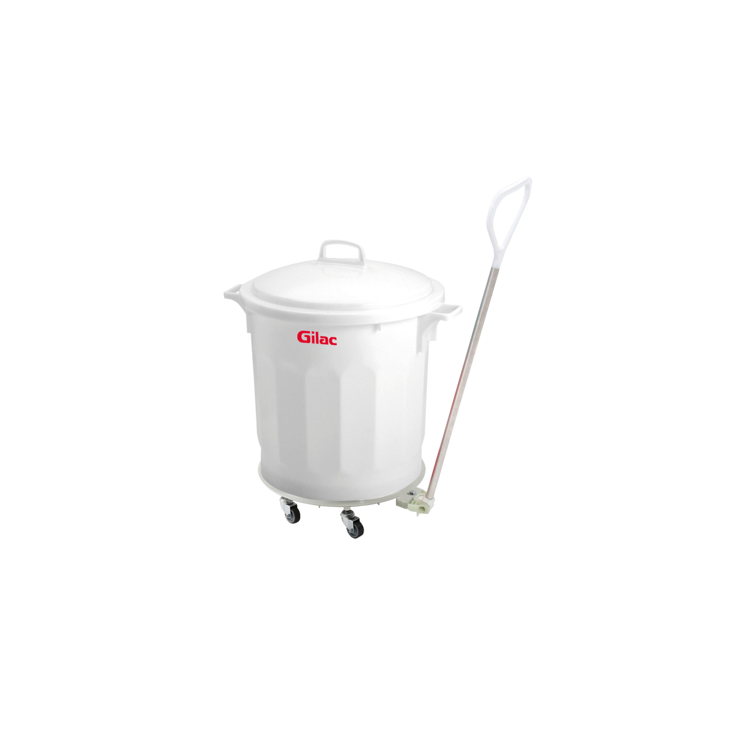 Poubelle ronde tri sélectif 75L Gilac-mondialchr.com