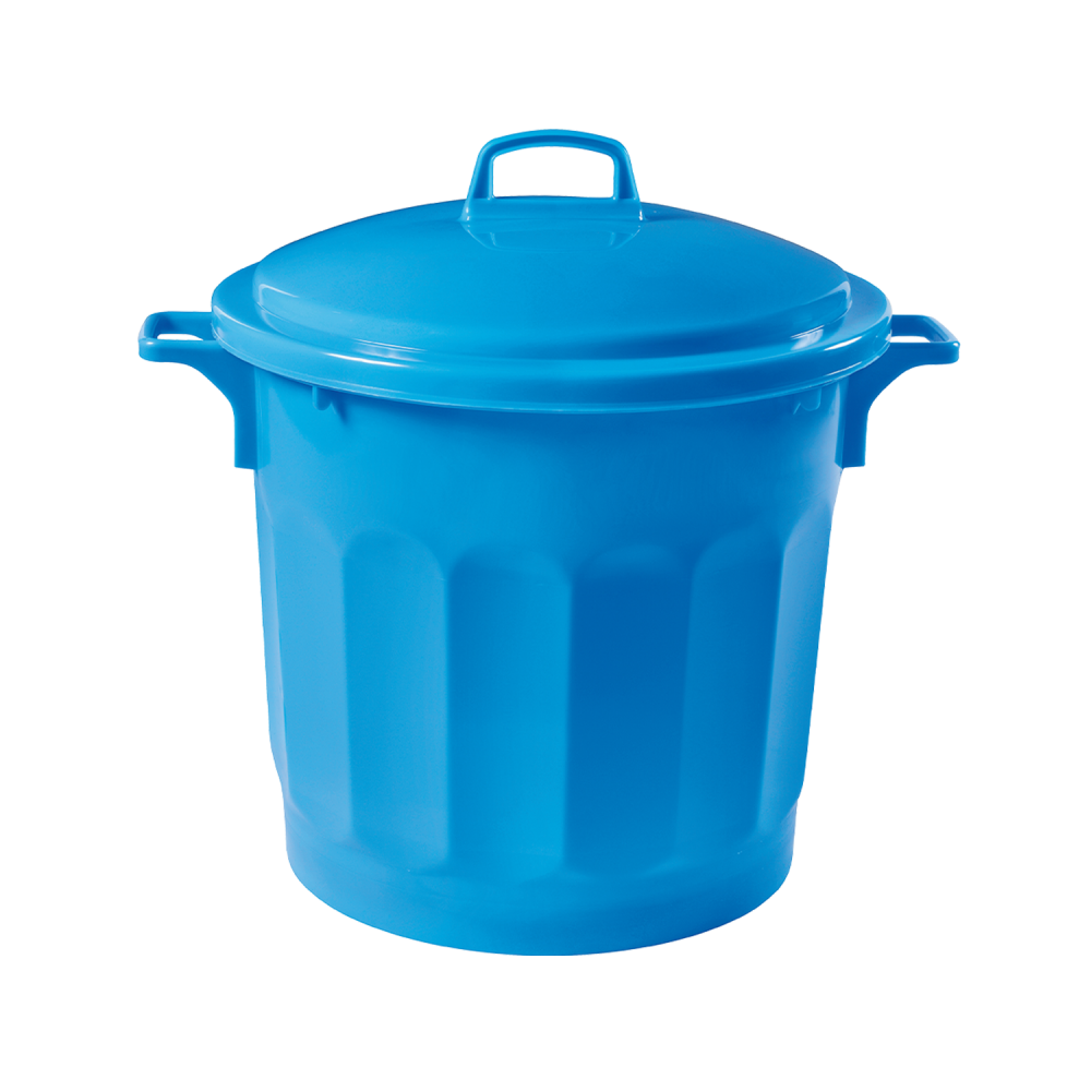 Couvercle pour poubelle ronde tri sélectif 75L Gilac-mondialchr.com