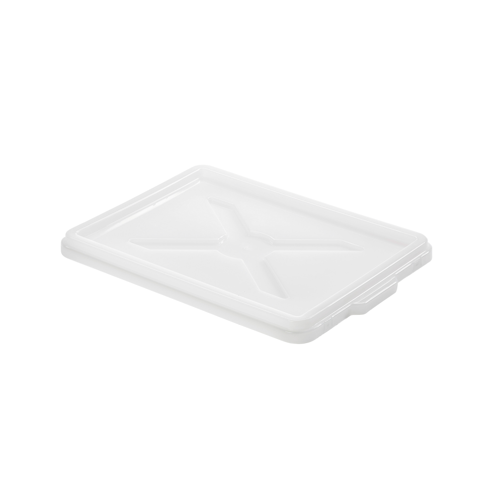 Couvercle pour demi bac à pâtons 400x300x30mm blanc Gilac-mondialchr.com