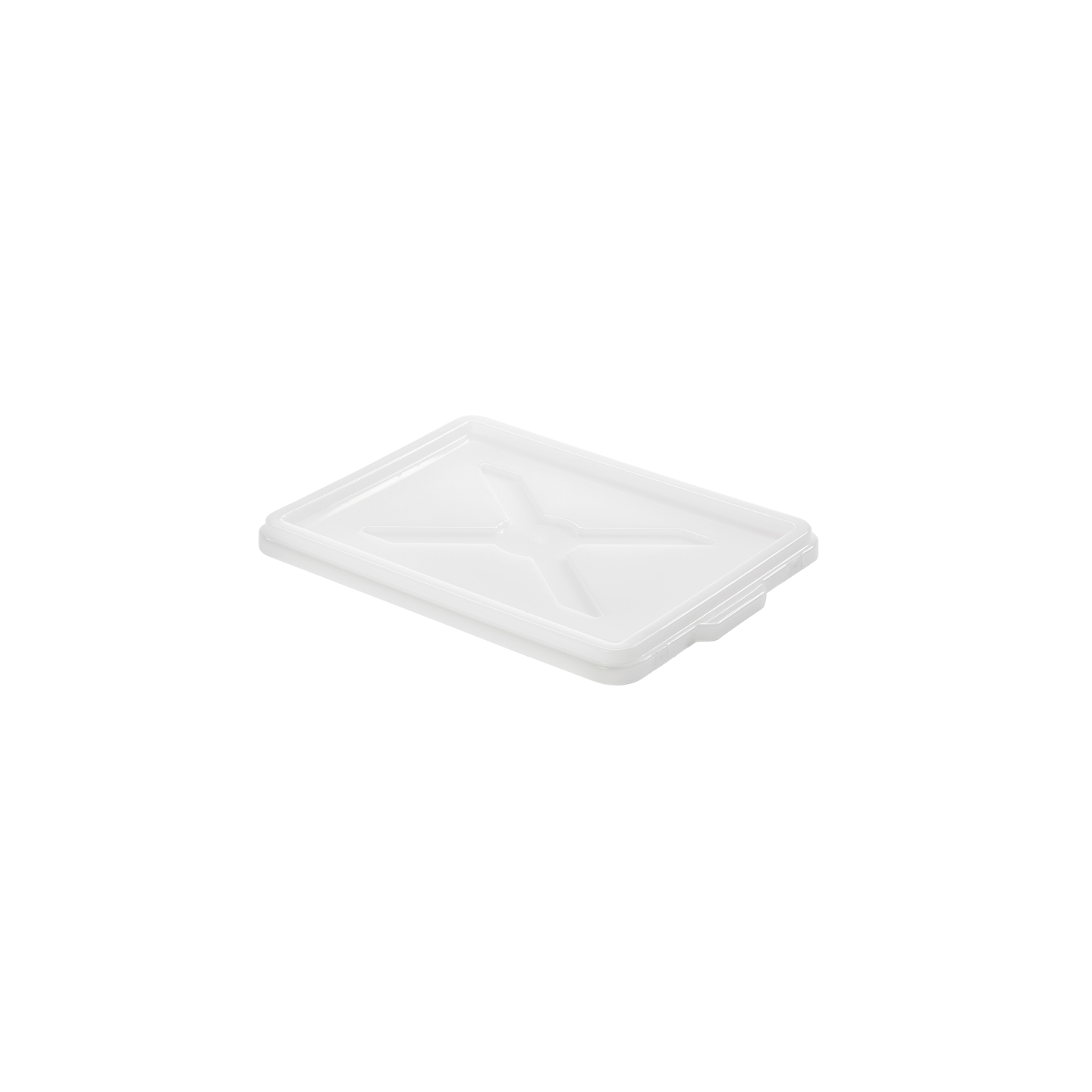 Couvercle pour demi bac à pâtons 400x300x30mm blanc Gilac-mondialchr.com