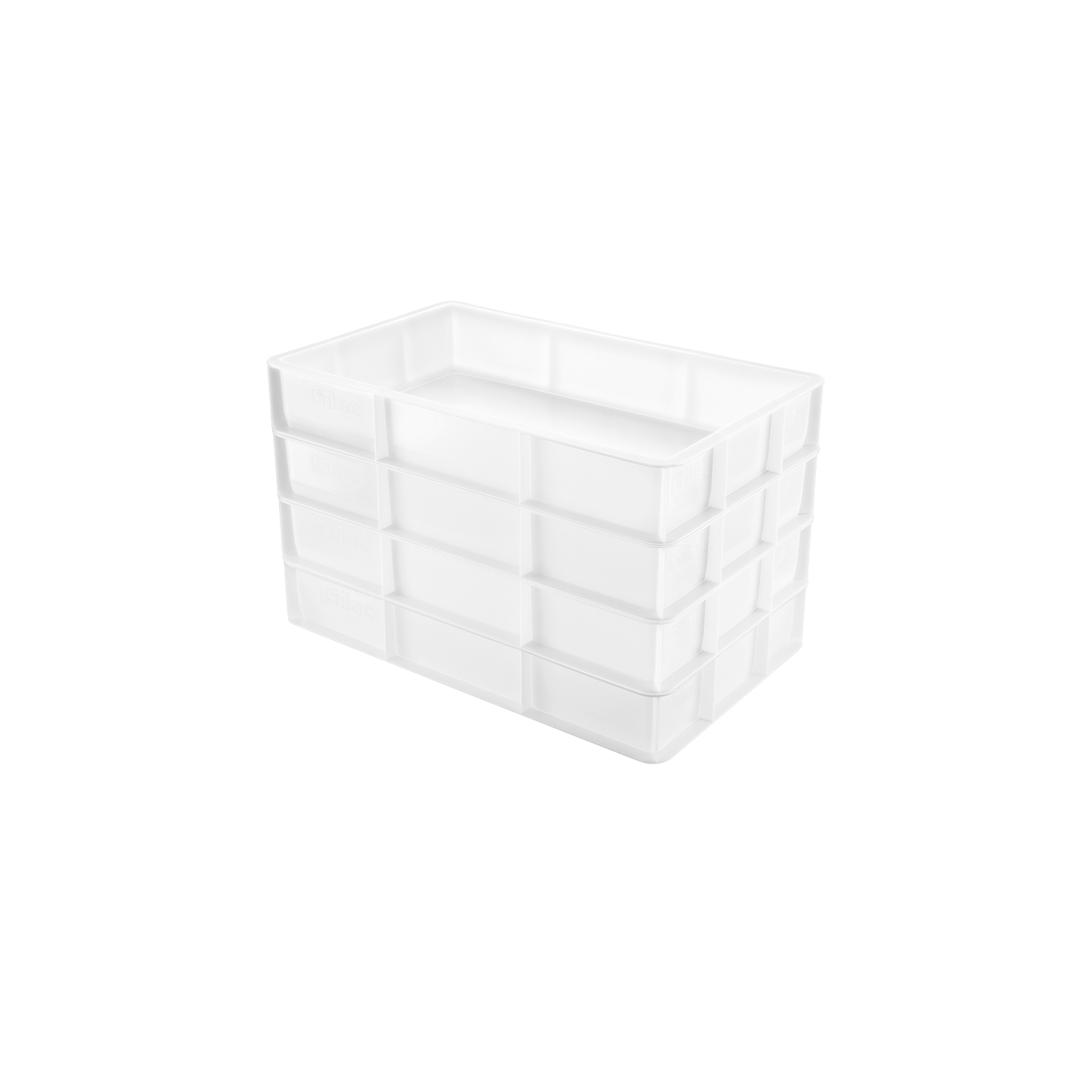 Bac à pâtons 530x325x90mm GN1/1 blanc Gilac-mondialchr.com