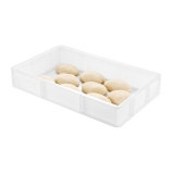 Bac à pâtons 530x325x90mm GN1/1 blanc Gilac-mondialchr.com