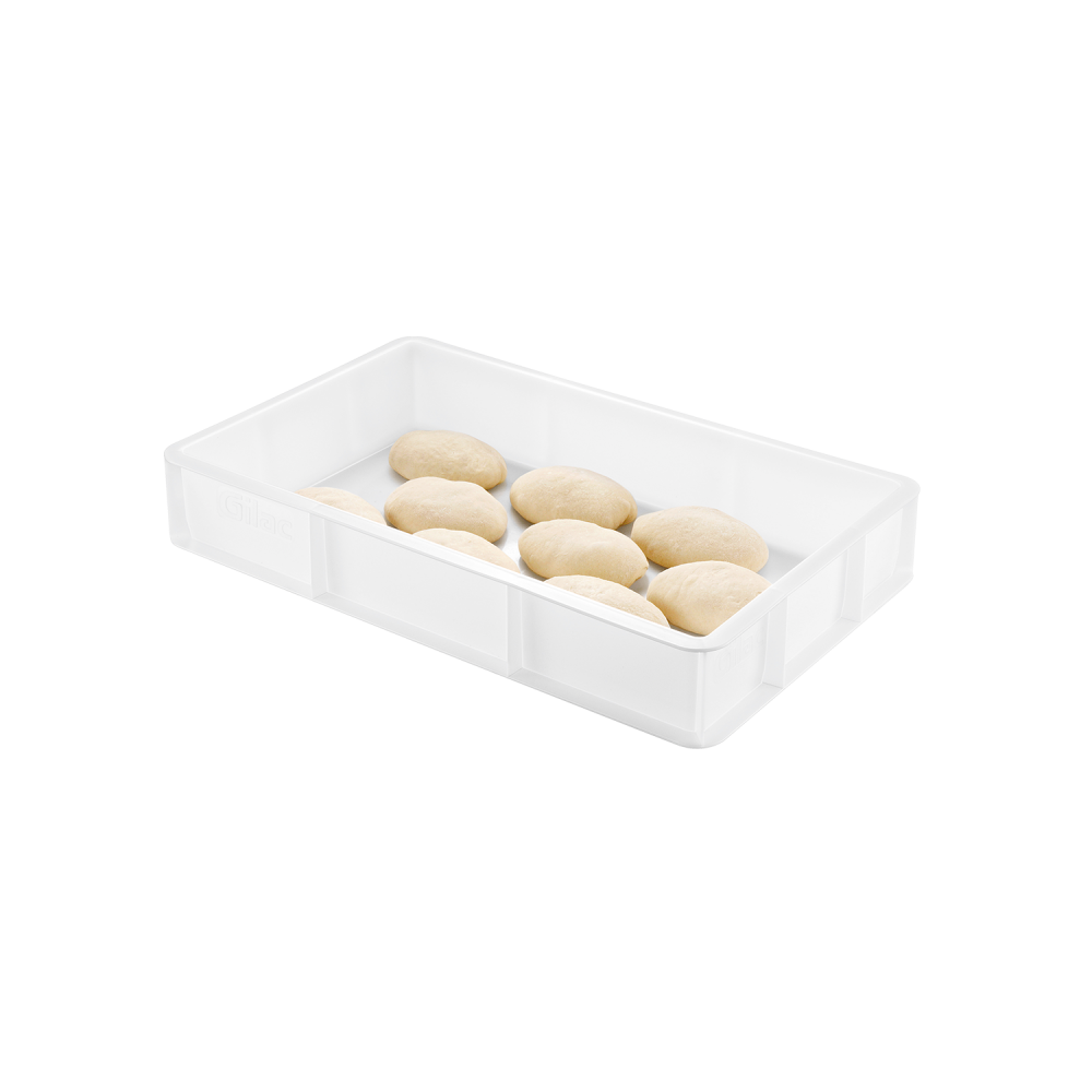 Bac à pâtons 530x325x90mm GN1/1 blanc Gilac-mondialchr.com