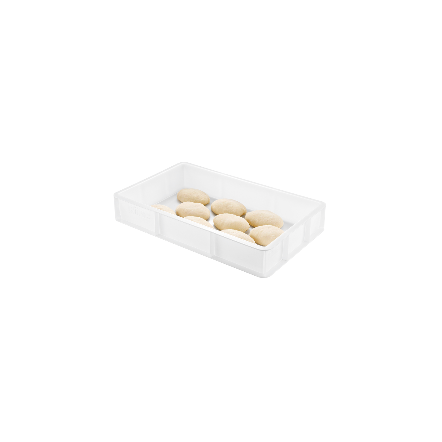 Bac à pâtons 530x325x90mm GN1/1 blanc Gilac-mondialchr.com