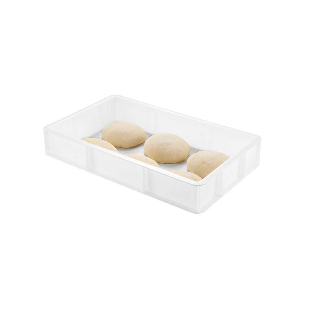 Bac à pâtons 530x325x90mm GN1/1 blanc Gilac-mondialchr.com