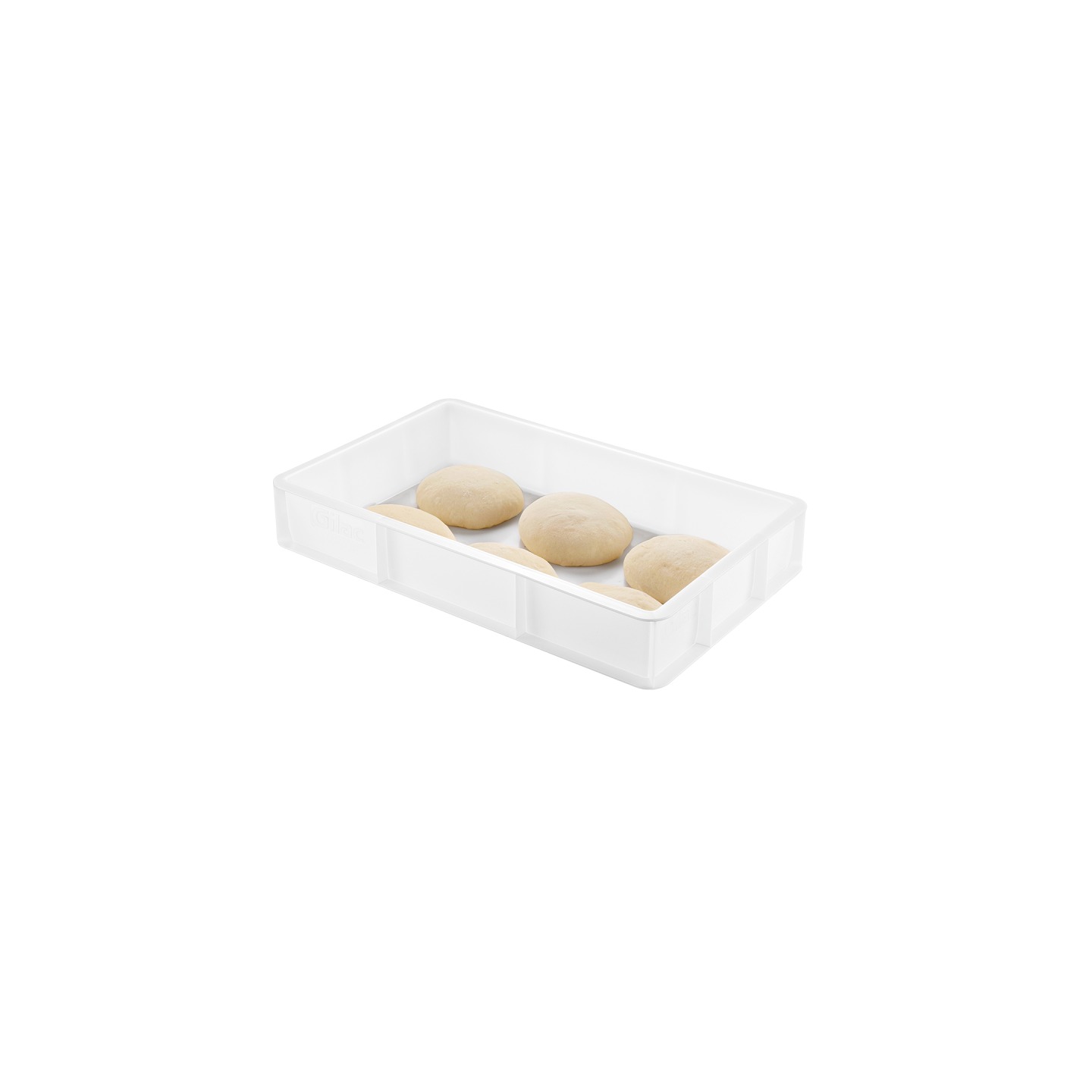 Bac à pâtons 530x325x90mm GN1/1 blanc Gilac-mondialchr.com
