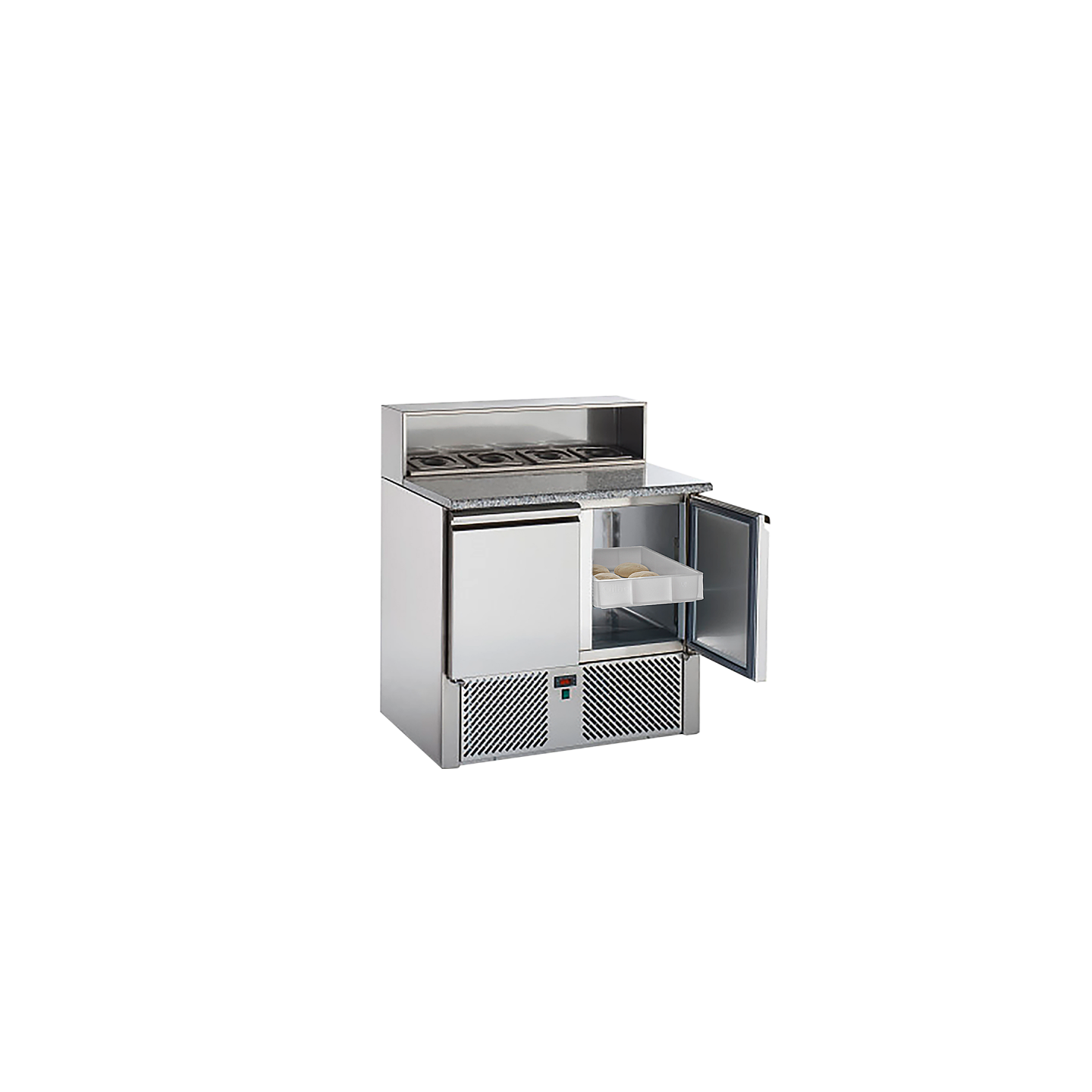 Bac à pâtons 530x325x90mm GN1/1 blanc Gilac-mondialchr.com