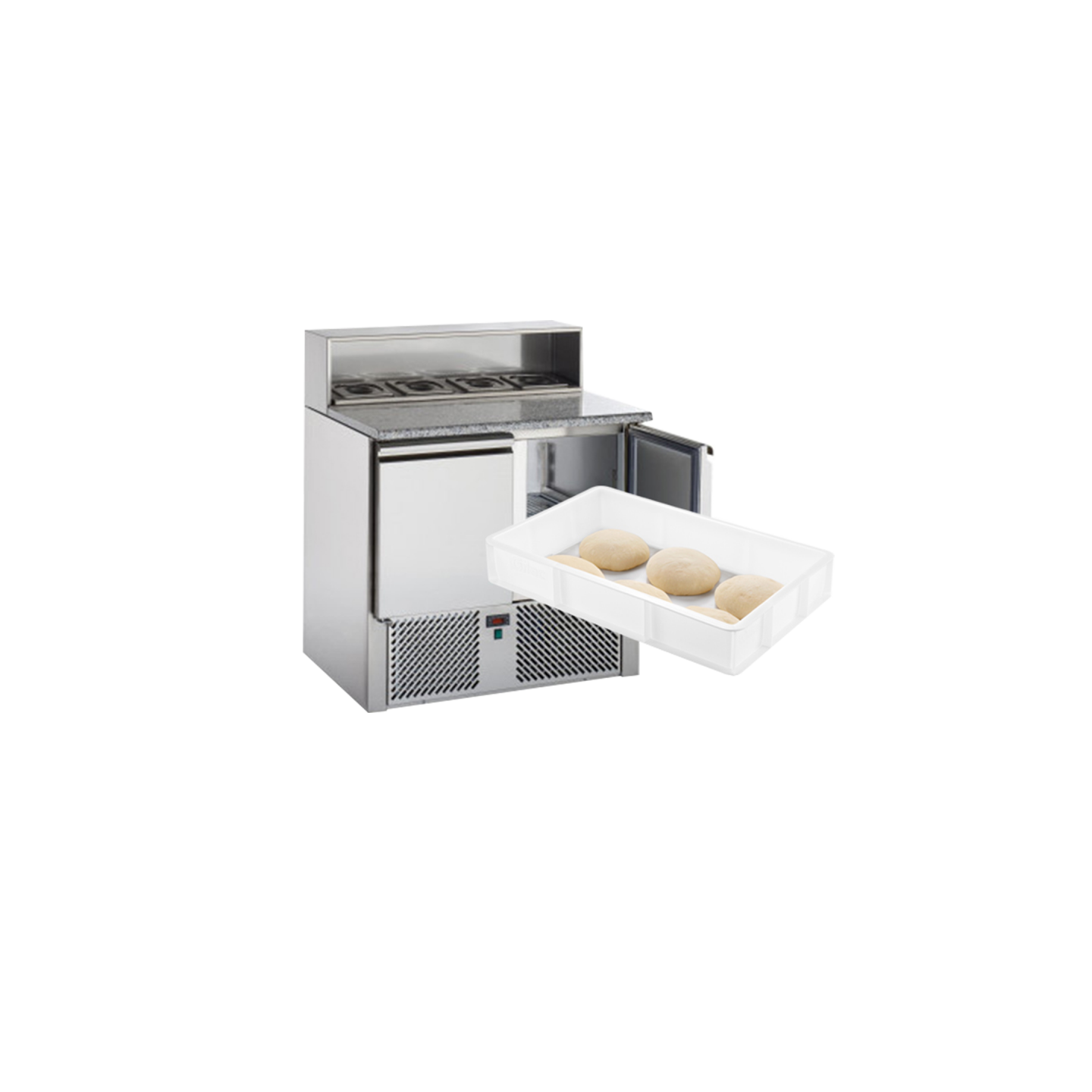 Bac à pâtons 530x325x90mm GN1/1 blanc Gilac-mondialchr.com