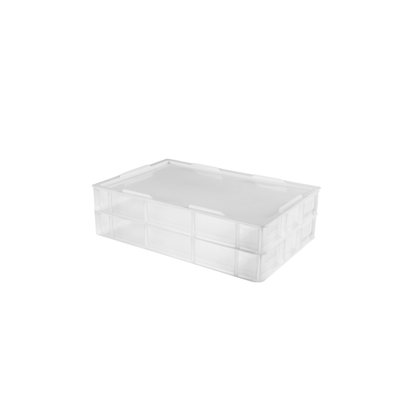 Bac à pâtons 600 x 400 x 90 mm 15 L translucide Gilac-mondialchr.com