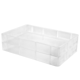 Bac à pâtons 600 x 400 x 90 mm 15 L translucide Gilac-mondialchr.com