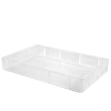 Bac à pâtons 600 x 400 x 90 mm 15 L translucide Gilac-mondialchr.com