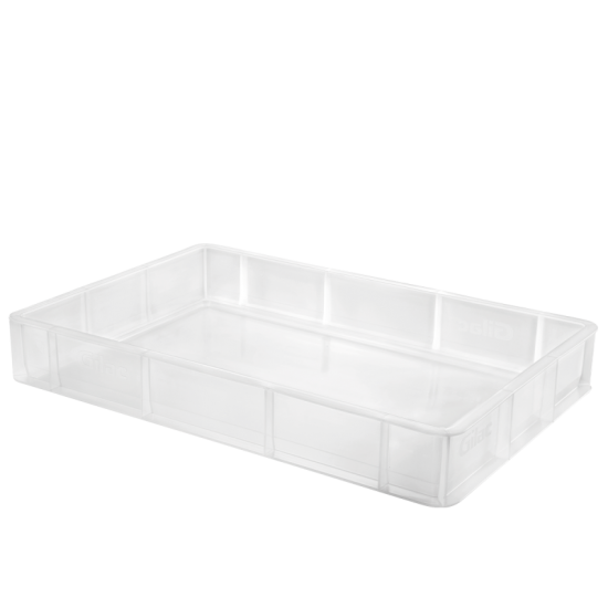 Bac à pâtons 600 x 400 x 90 mm 15 L translucide Gilac-mondialchr.com