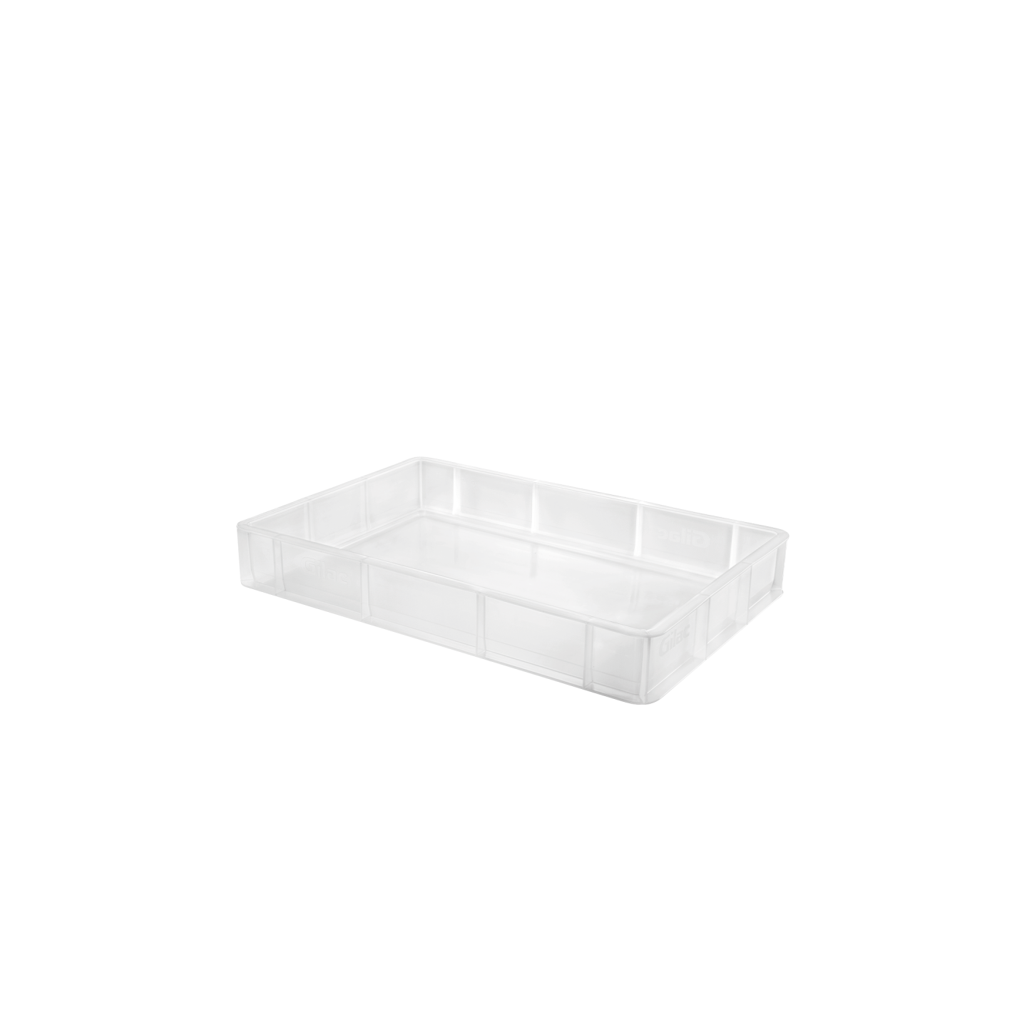 Bac à pâtons 600 x 400 x 90 mm 15 L translucide Gilac-mondialchr.com