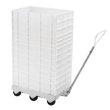 Bac à pâtons 600x 400x90mm pour pizza 15L Gilac-mondialchr.com
