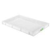 Bac à pâtons biosourcé 600x400x55mm 9L blanc Gilac-mondialchr.com