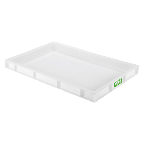 Bac à pâtons biosourcé 600x400x55mm 9L blanc Gilac-mondialchr.com