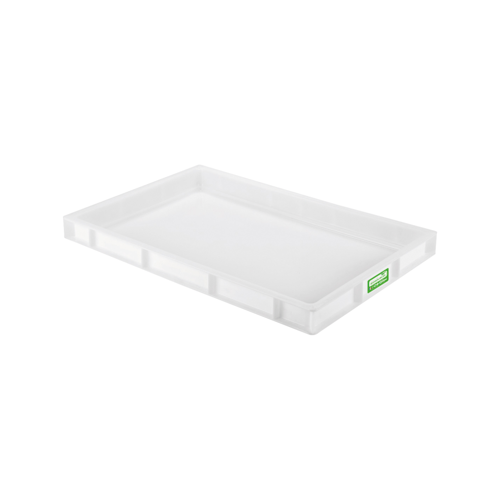 Bac à pâtons biosourcé 600x400x55mm 9L blanc Gilac-mondialchr.com
