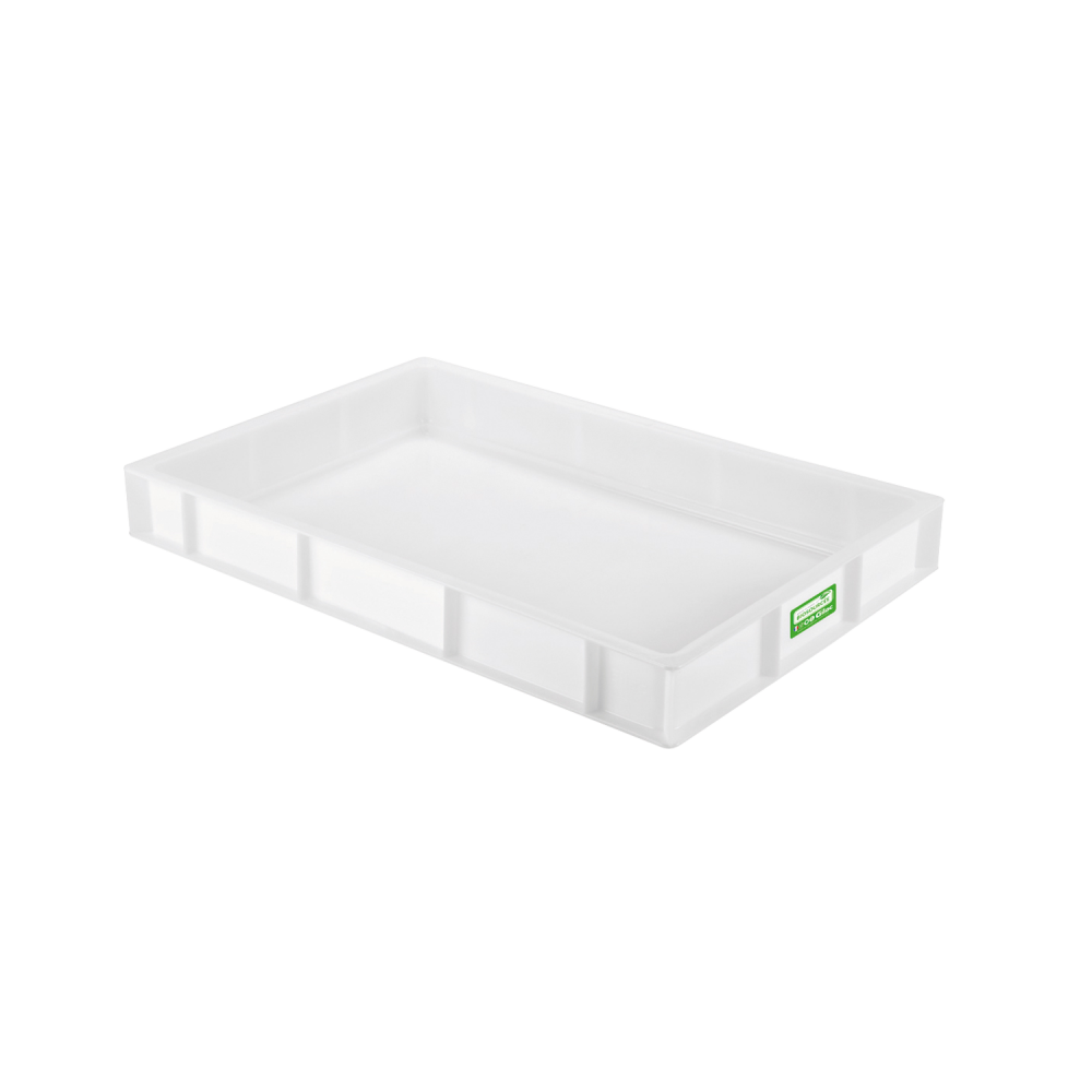 Bac à pâtons biosourcé 600x400x80mm 14L blanc Gilac-mondialchr.com