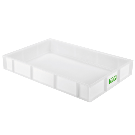 Bac à pâtons biosourcé 600x400x90mm 15L blanc Gilac-mondialchr.com