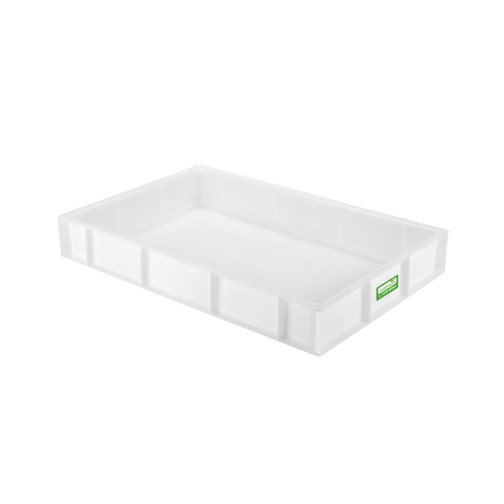Bac à pâtons biosourcé 600x400x90mm 15L blanc Gilac-mondialchr.com