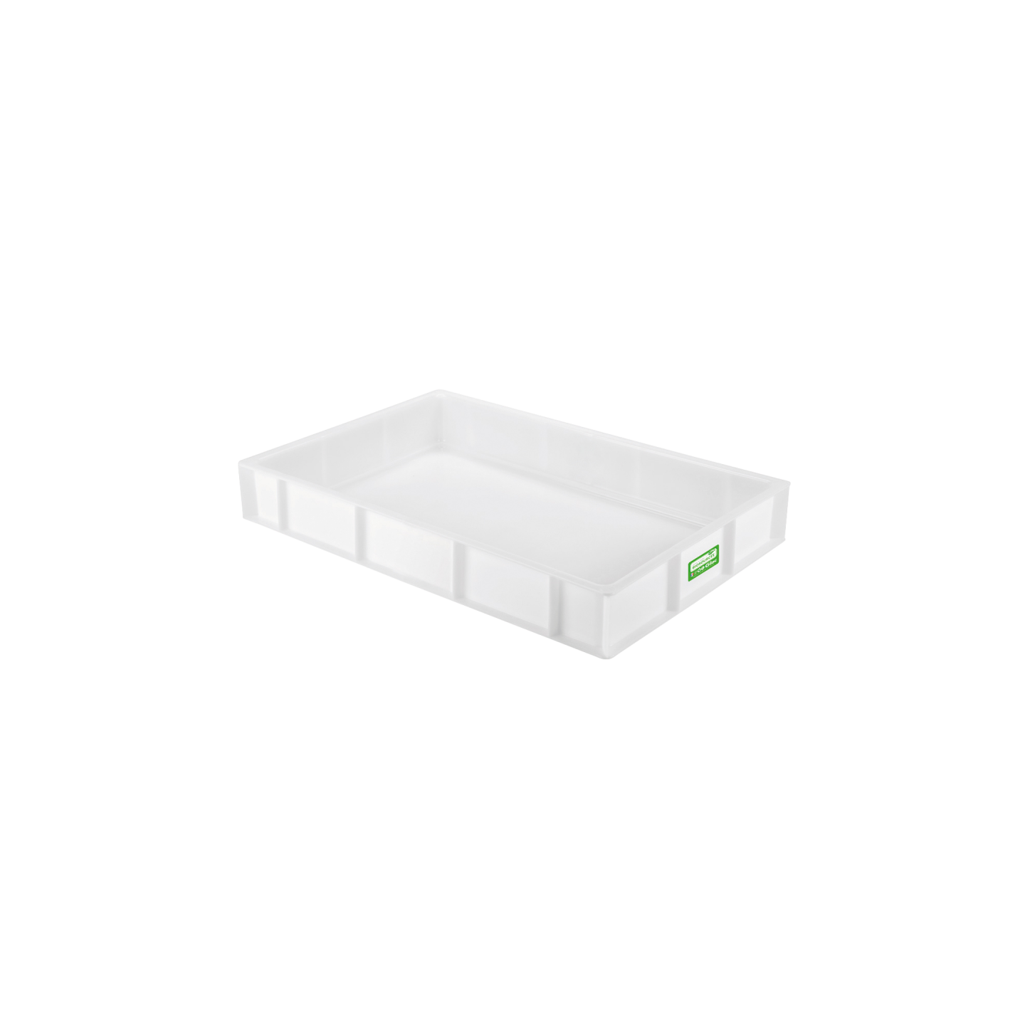 Bac à pâtons biosourcé 600x400x90mm 15L blanc Gilac-mondialchr.com