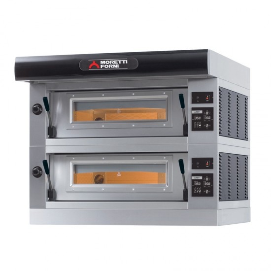 Four à sole série P 2x6 pizzas ø30 Amalfi Moretti Forni-mondialchr.com