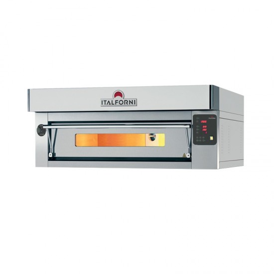 Four à pizza inox 6xØ30 Commandes digitales Italforni Furnotel-mondialchr.com