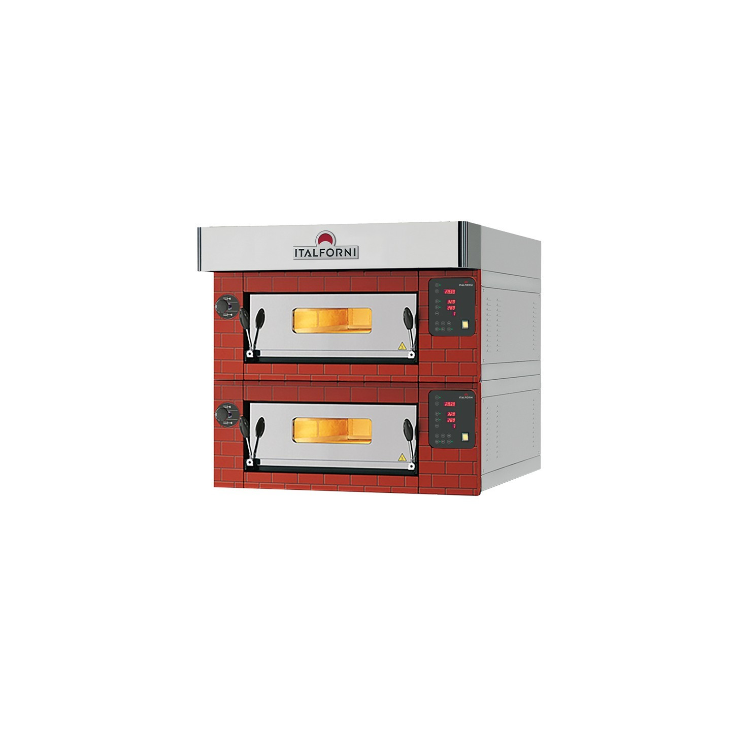 Four à pizza Rustique 12xØ30 Commandes digitales Italforni Furnotel-mondialchr.com
