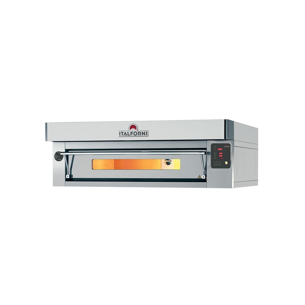 Four à pizza inox digitales 12x30 cm Italforni Furnotel-mondialchr.com
