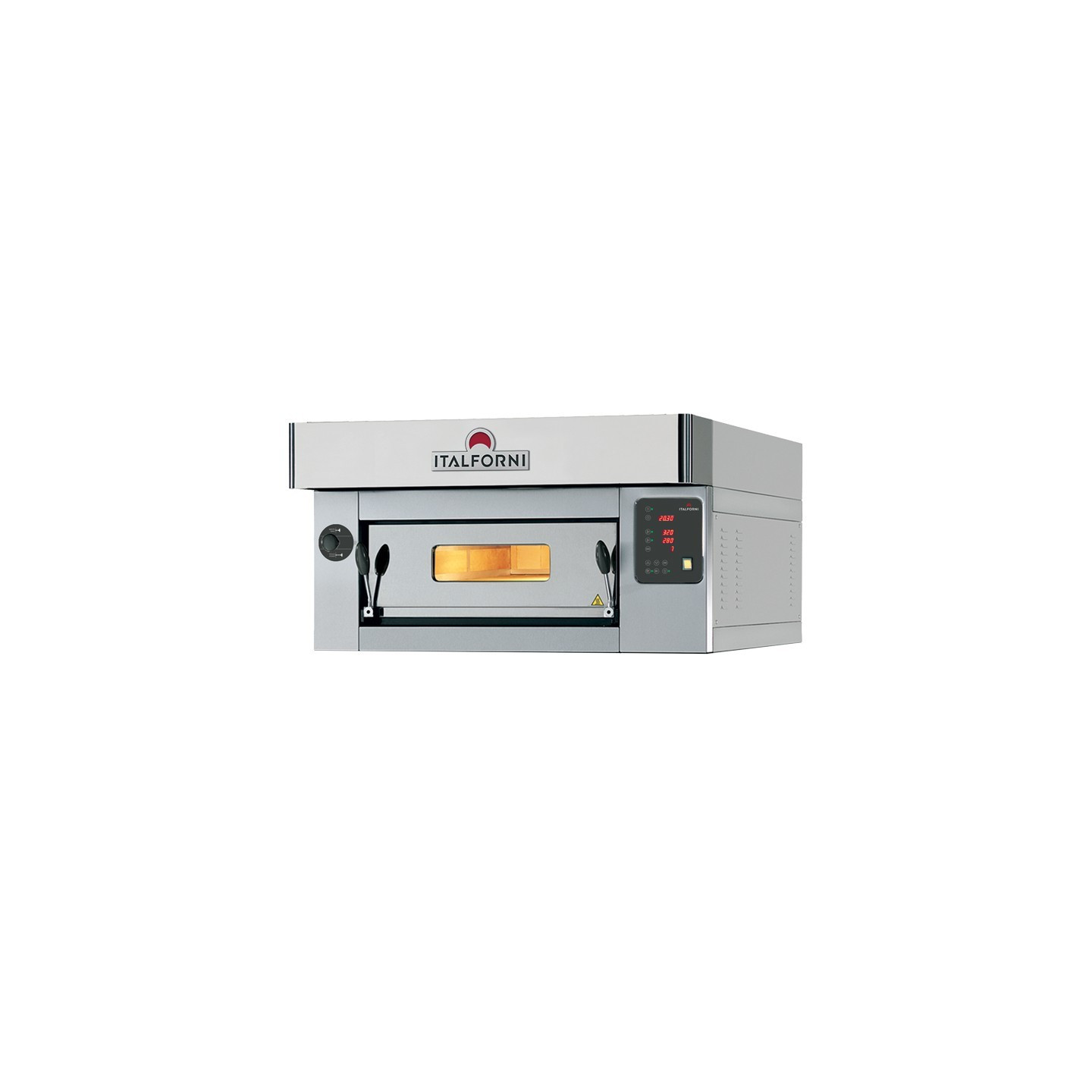 Four à pizza inox 6xØ30 Commandes digitales Italforni Furnotel-mondialchr.com