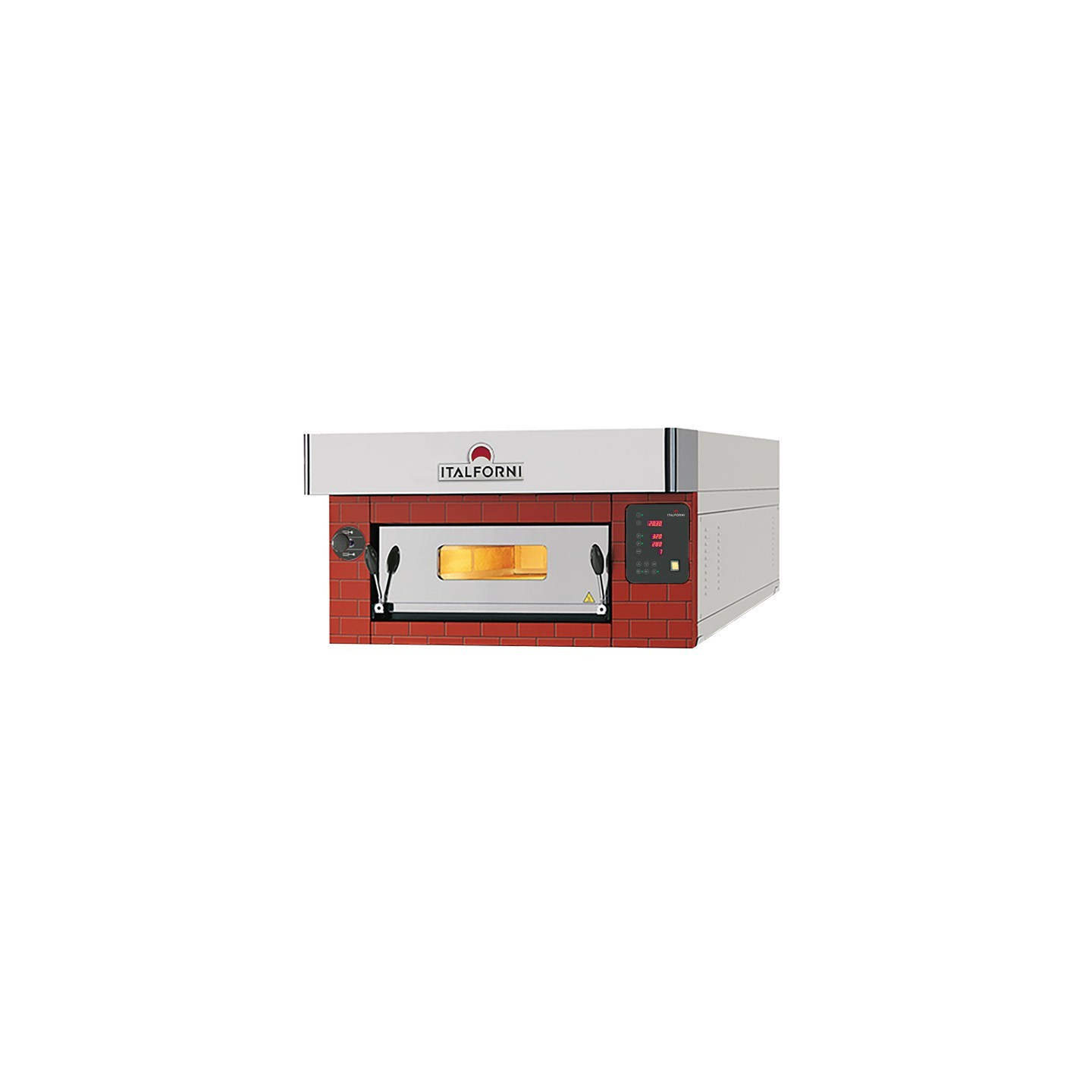 Four à pizza Rustique 6xØ30 Commandes digitales Italforni Furnotel-mondialchr.com