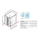 Machine à glaçons cubes 400 kg sur 24h condenseur eau Brema-mondialchr.com