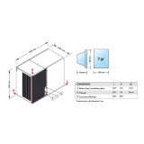 Machine à glaçons cubes 770 kg sur 24h condenseur air Brema-mondialchr.com