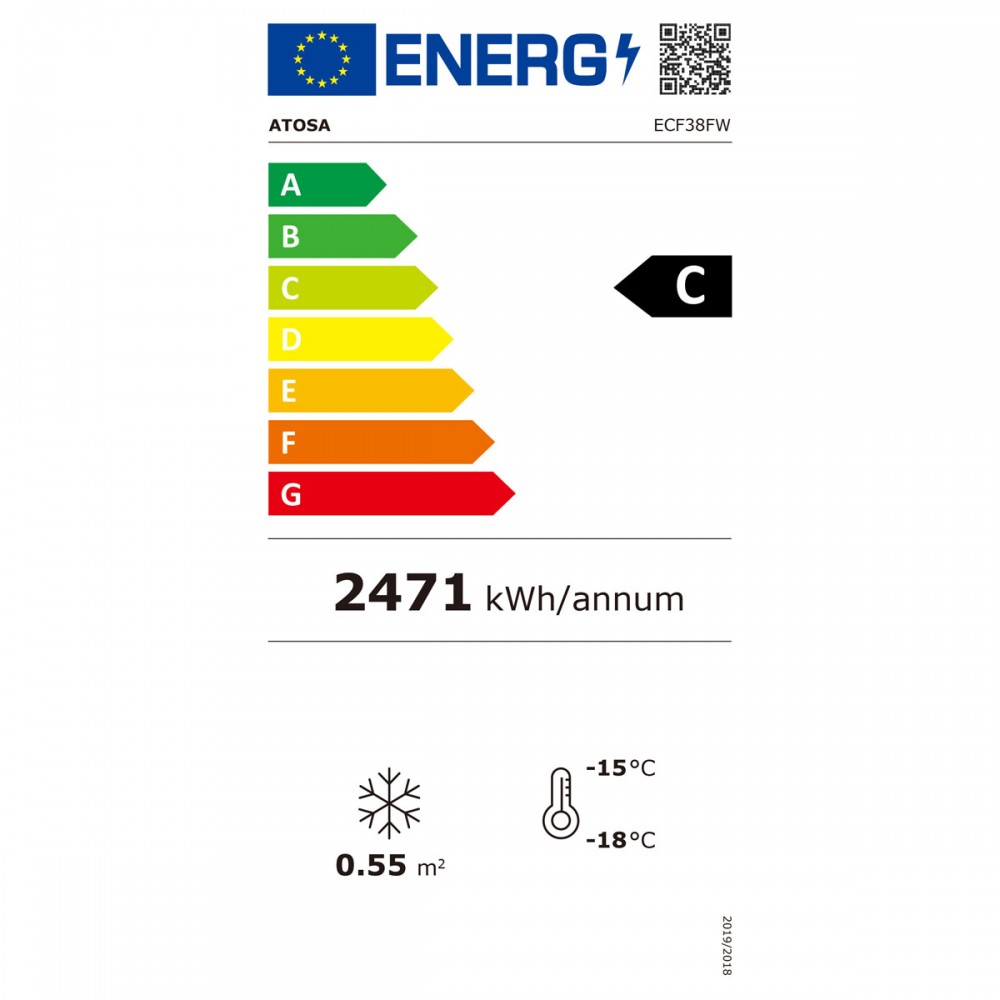 Armoire réfrigérée semi professionnelle vitrée négative 380L Atosa-mondialchr.com