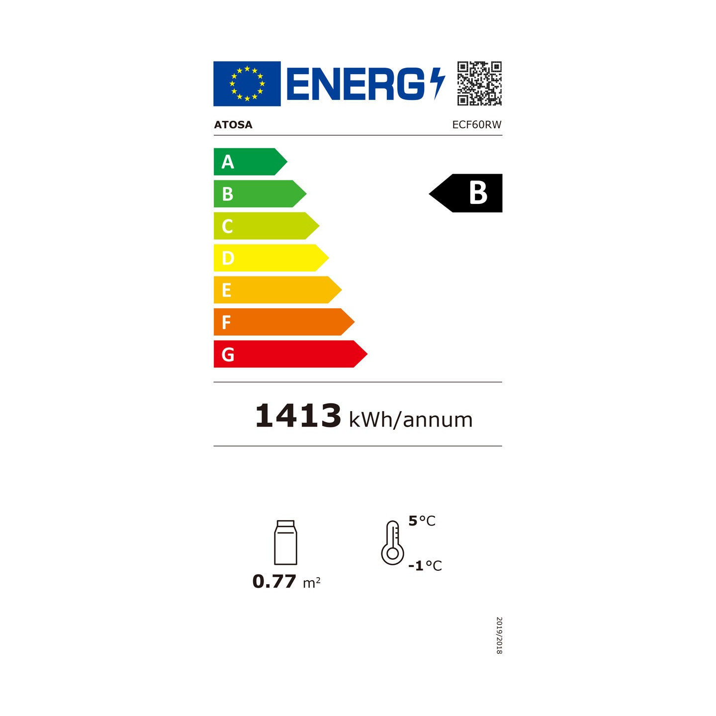 Armoire réfrigérée semi professionnelle vitrée positive 600L Atosa-mondialchr.com