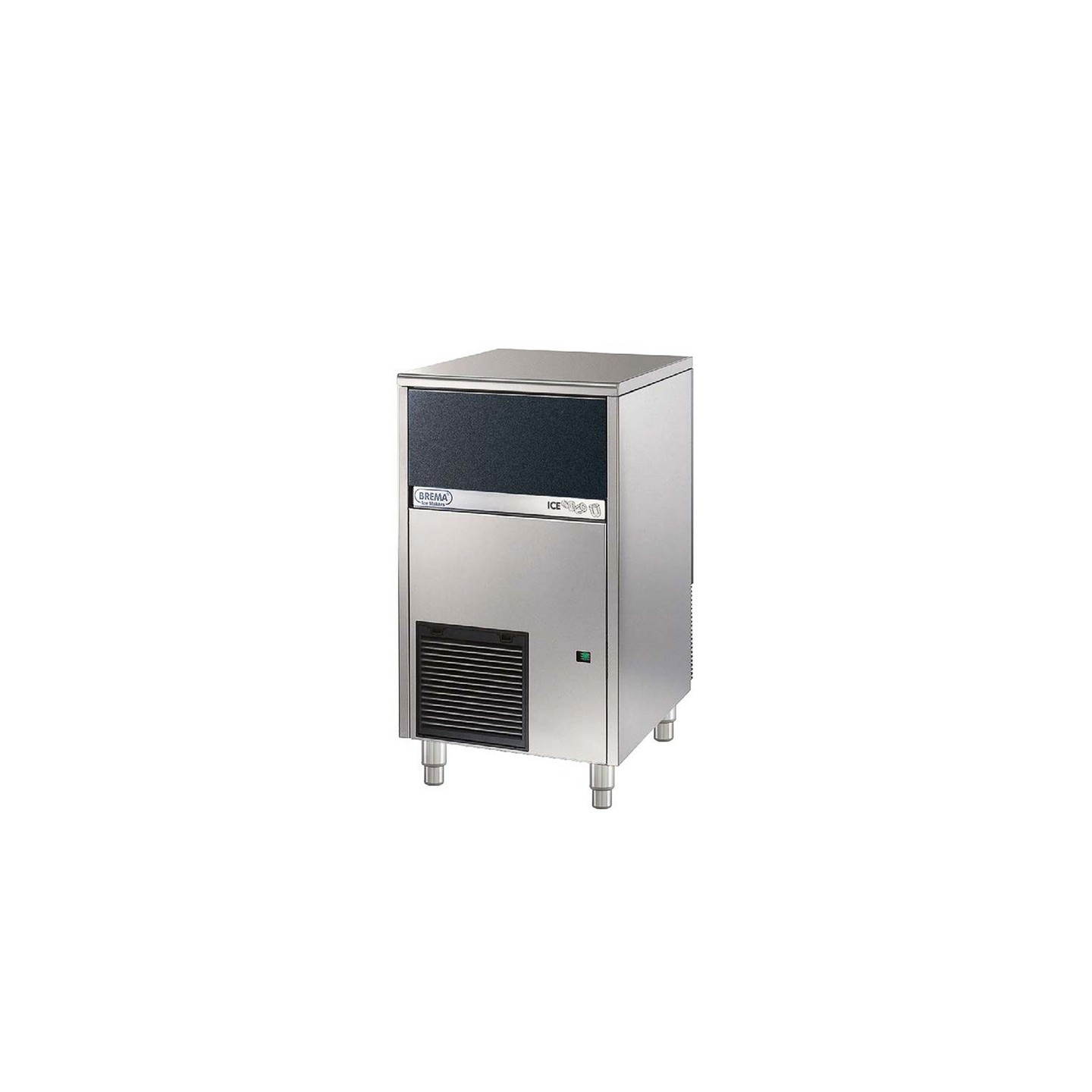 Machine à glaçons pleins 46kg sur 24h condenseur eau Brema-mondialchr.com