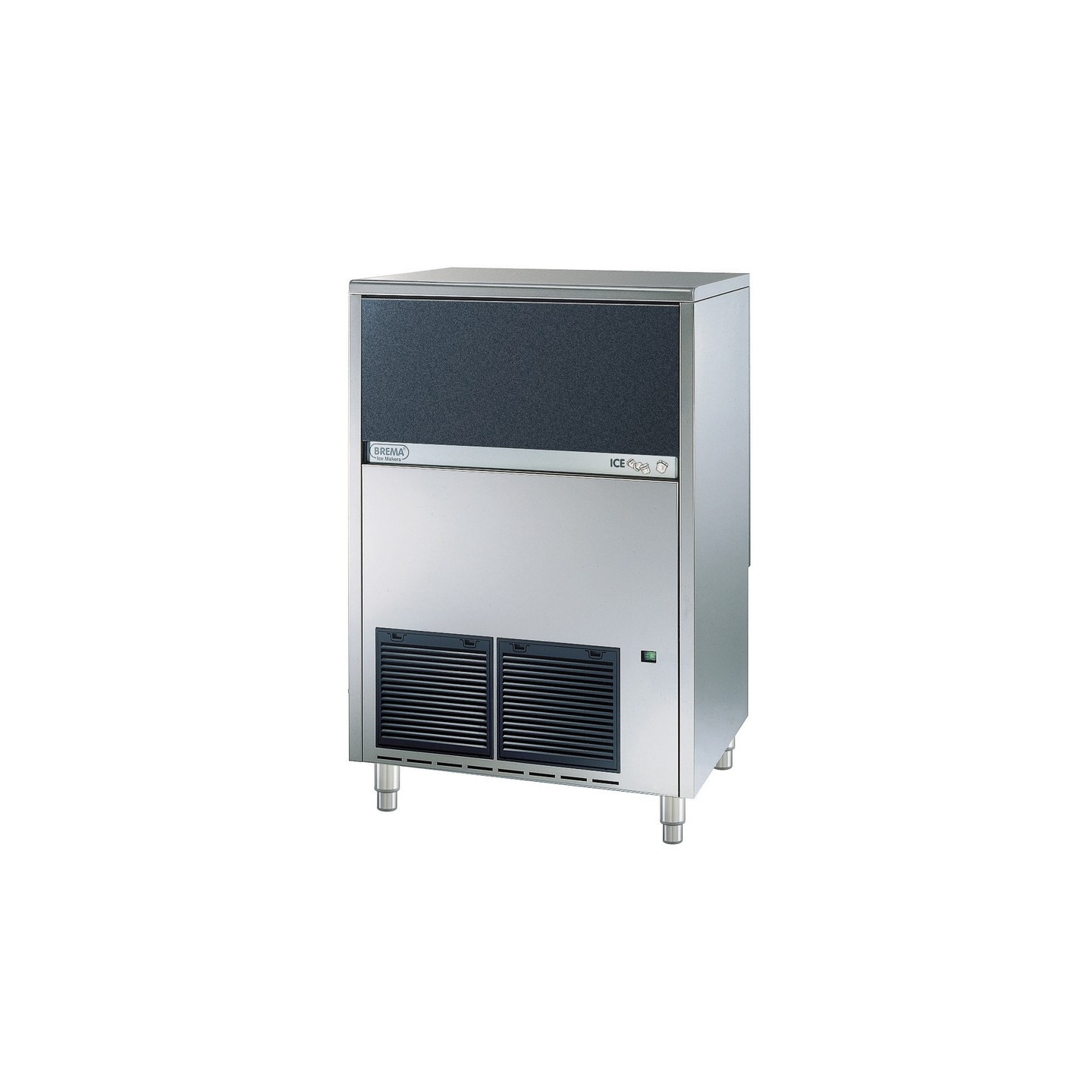 Machine à glaçons pleins 93kg sur 24h condenseur eau Brema-mondialchr.com