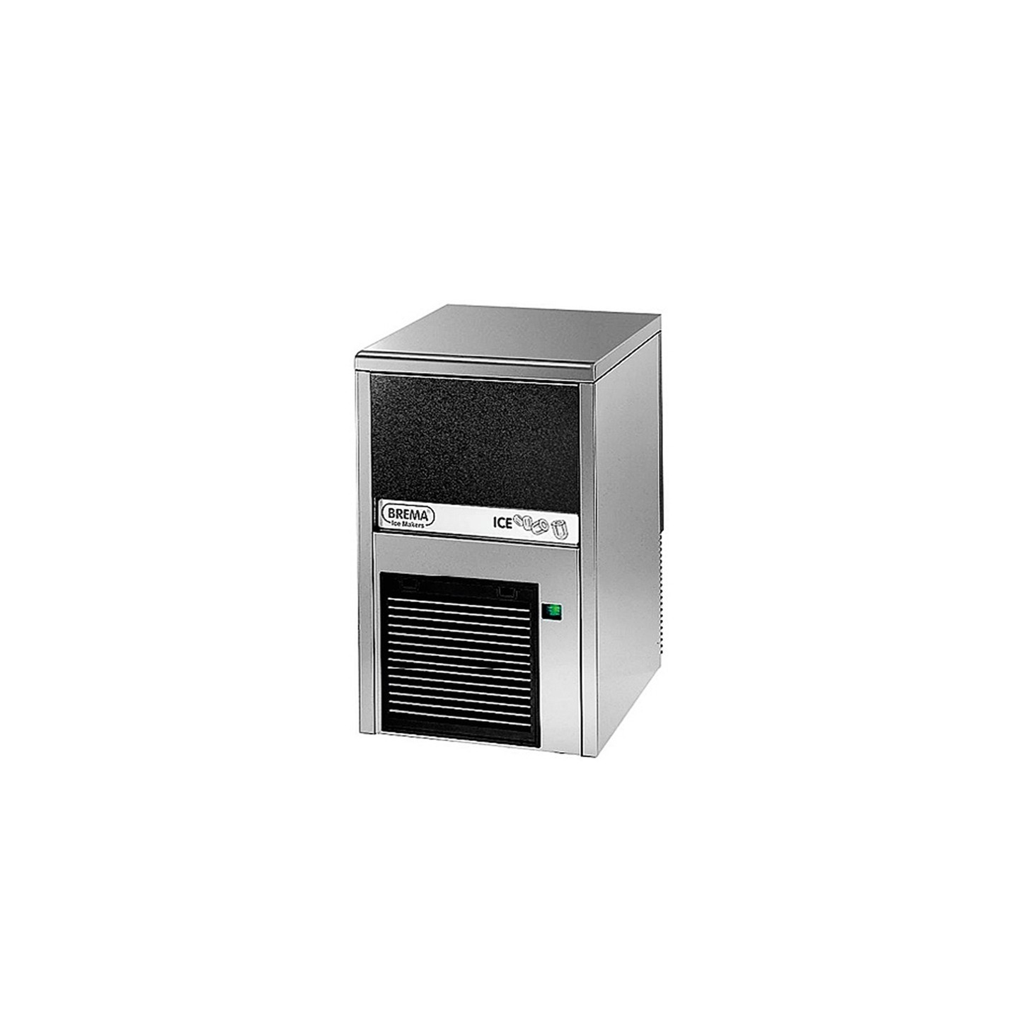 Machine à glaçons creux 22kg réserve 4kg condenseur air Brema-mondialchr.com