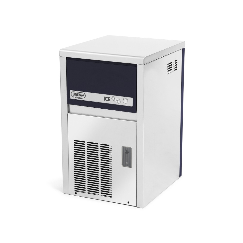 Machine à glaçons pleins 21kg sur 24h condenseur eau Brema-mondialchr.com