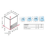 Machine à glaçons pleins BQUBE 71kg/24h condenseur air Brema-mondialchr.com